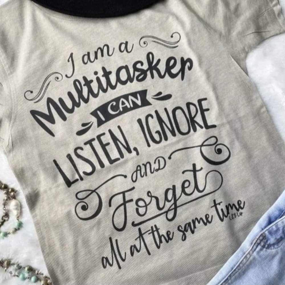 Women's Gray Multitasker Tee